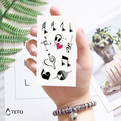 Notni zapisi - Set - TETO Začasne Tetovaže