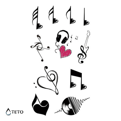 Notni zapisi - Set - TETO Začasne Tetovaže