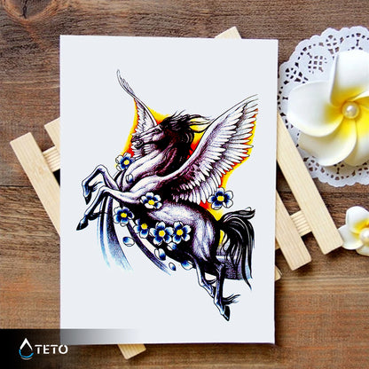 Krilati konj - TETO Začasne Tetovaže