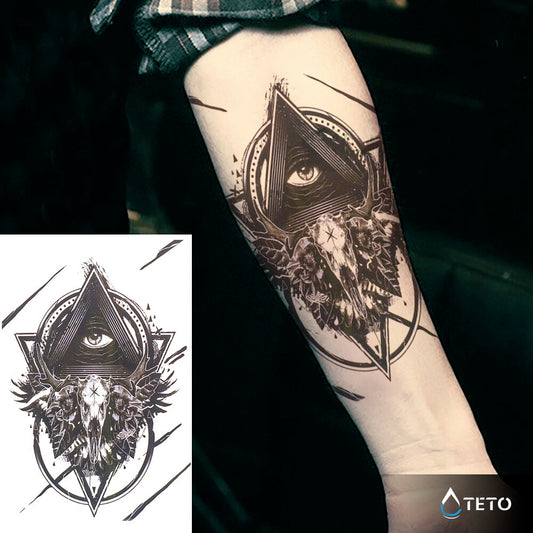Oko v trikotniku - TETO Začasne Tetovaže