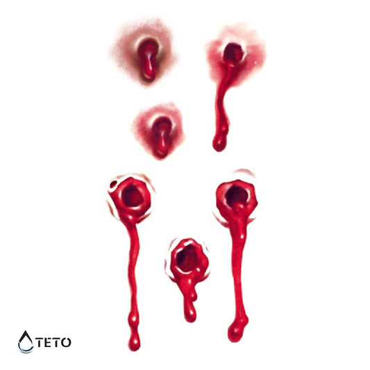 Strelna rana - Set - TETO Začasne Tetovaže