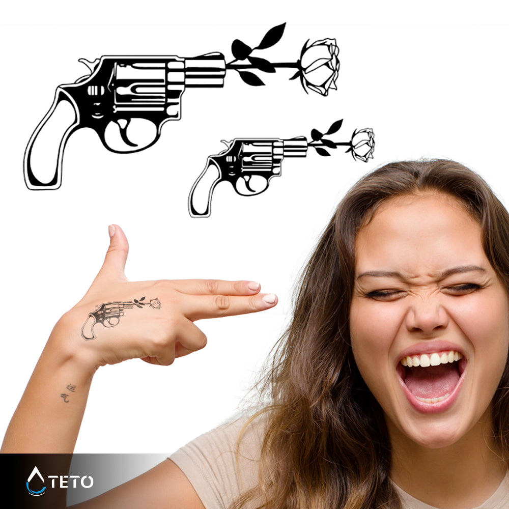 Posnemite rože - Set - TETO Začasne Tetovaže