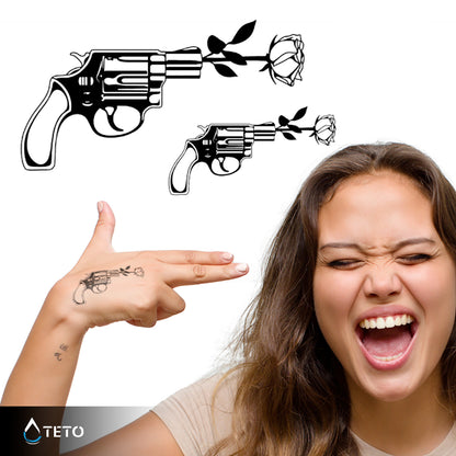 Posnemite rože - Set - TETO Začasne Tetovaže