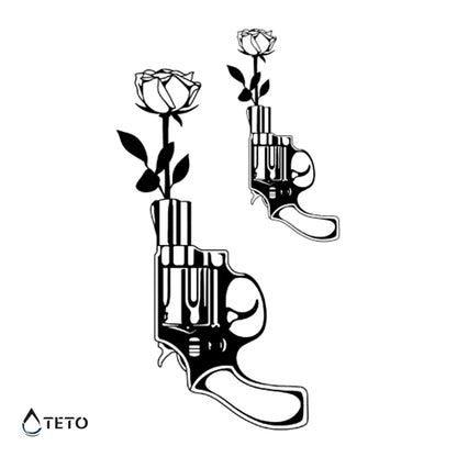 Posnemite rože - Set - TETO Začasne Tetovaže