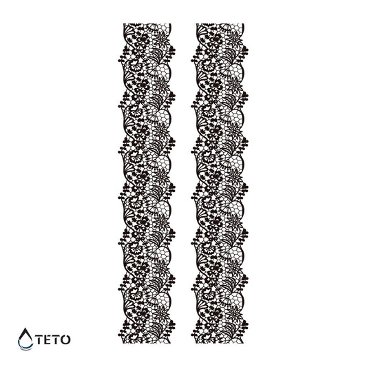 Čipkasti pas za podvezice - Set – Tip A - TETO Začasne Tetovaže