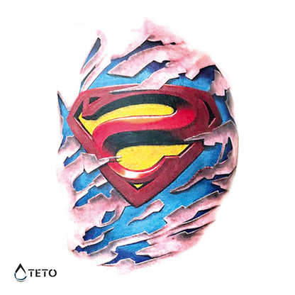 Superman - TETO Začasne Tetovaže