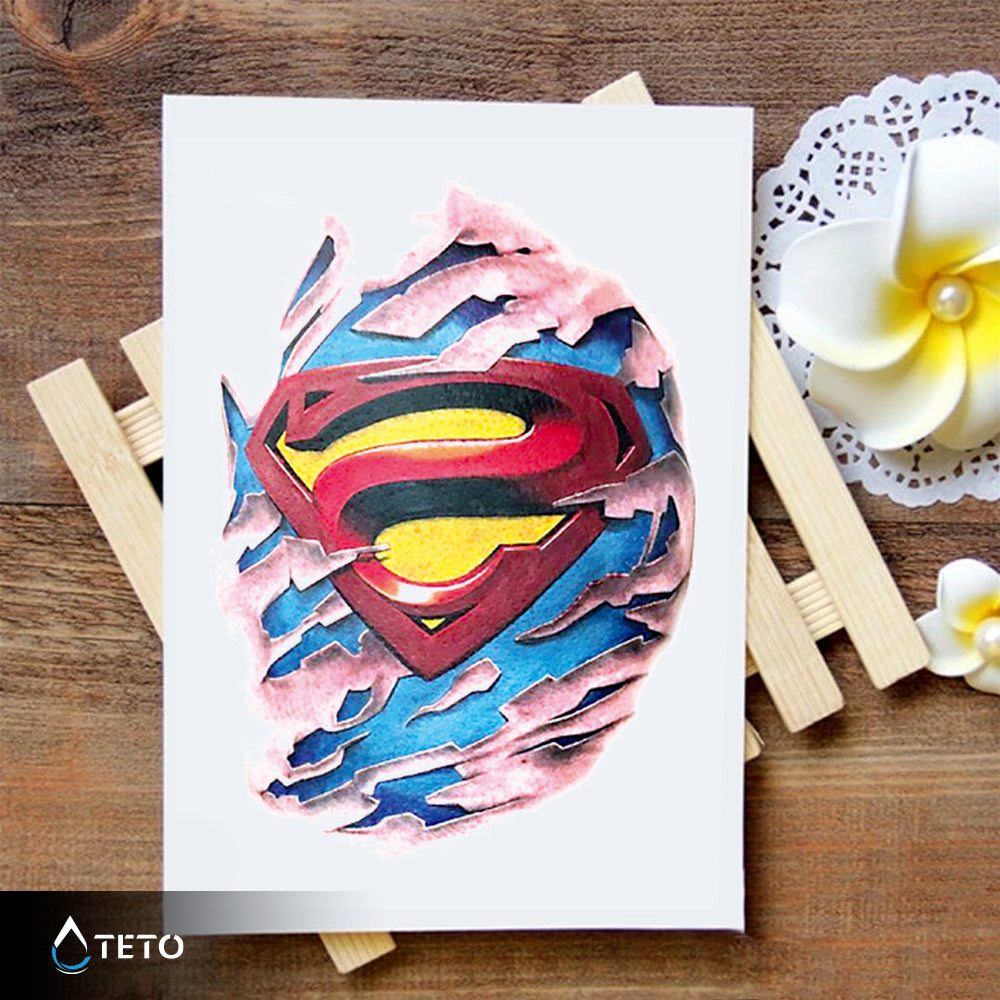Superman - TETO Začasne Tetovaže