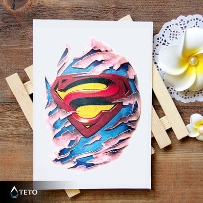 Superman - TETO Začasne Tetovaže