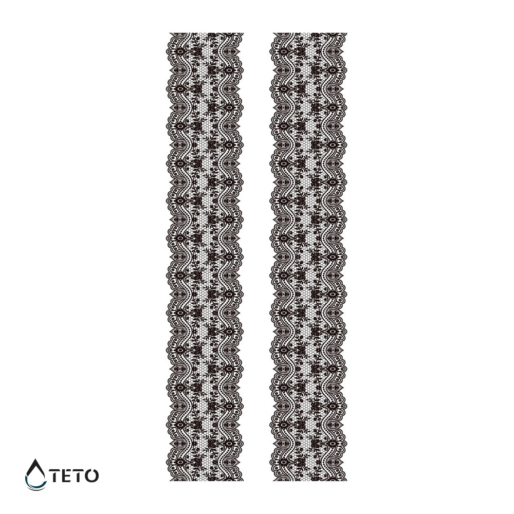 Čipkasti pas za podvezice - Set – Tip G - TETO Začasne Tetovaže