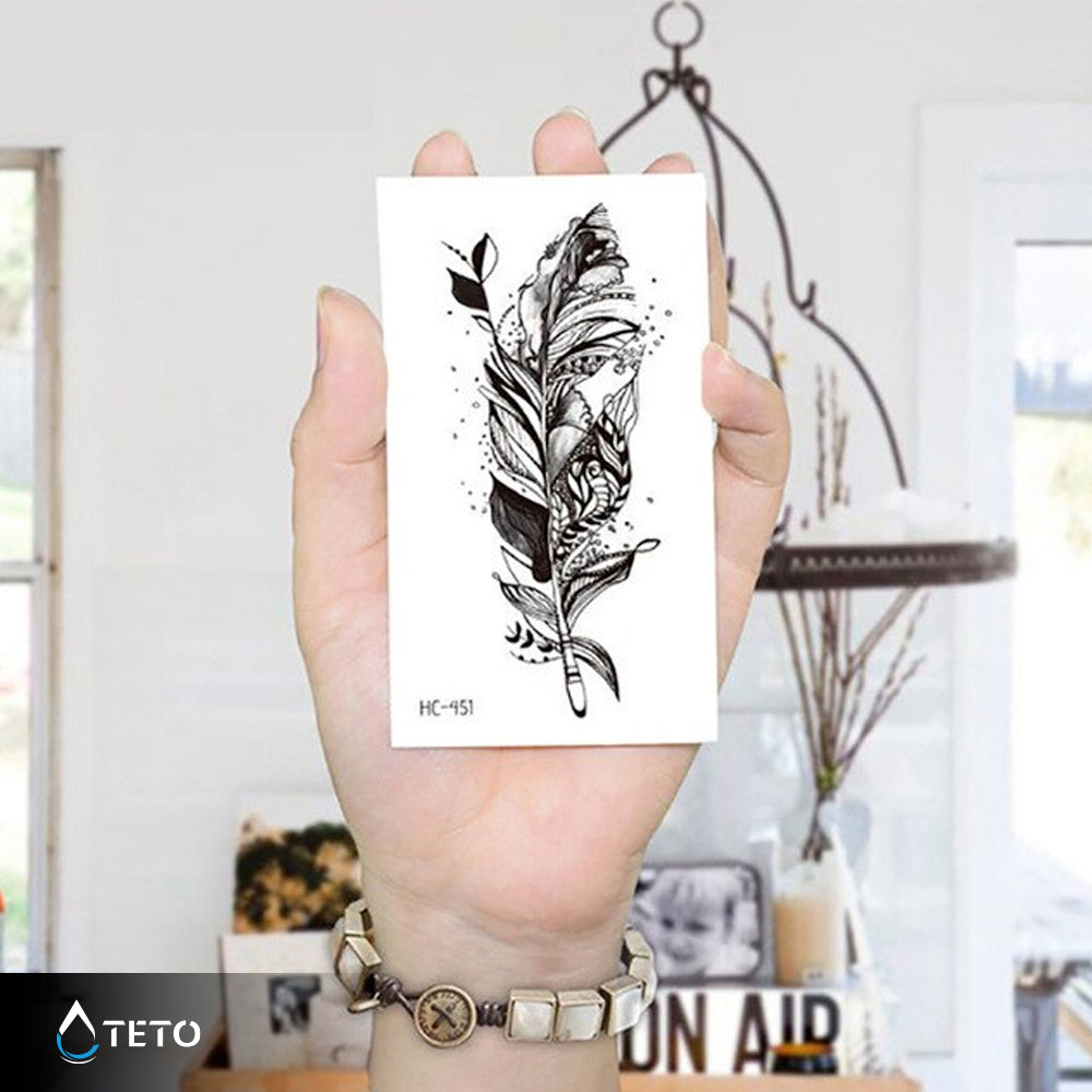 Razpadajoče pero - TETO Začasne Tetovaže