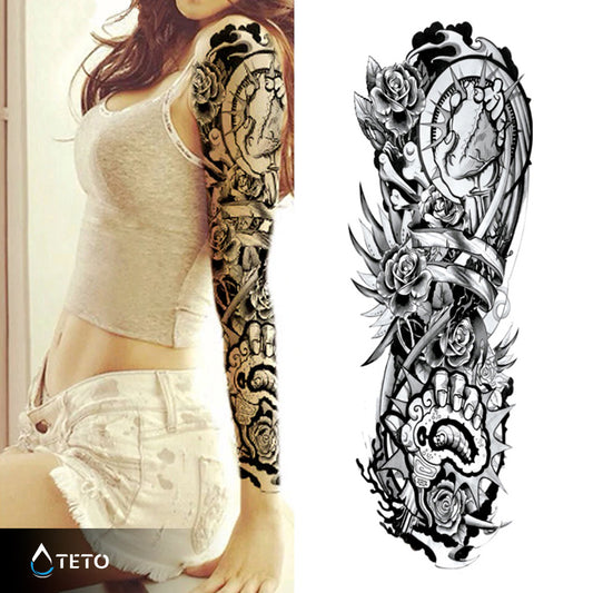 Črna vrtnica - TETO Začasne Tetovaže