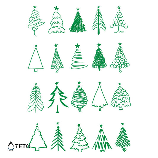 Božična drevesca - TETO Začasne Tetovaže