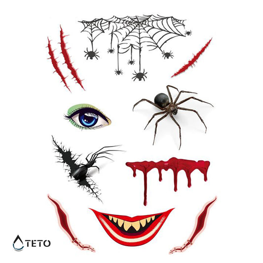 Obraz iz pajkov - TETO Začasne Tetovaže