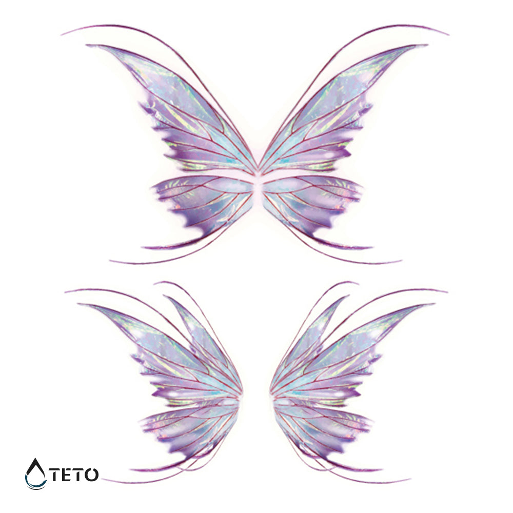 Butterflies – Bleščeča - Set - TETO Začasne Tetovaže
