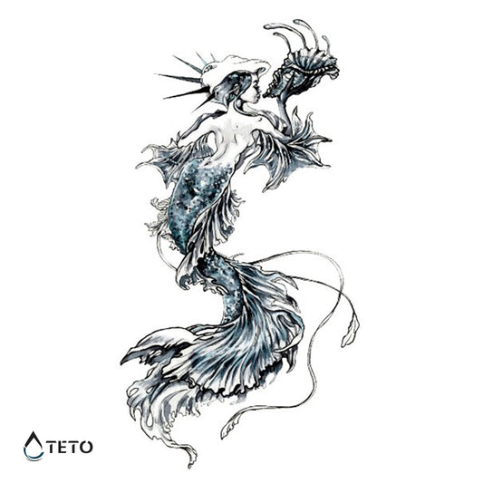 Močna sirena - TETO Začasne Tetovaže