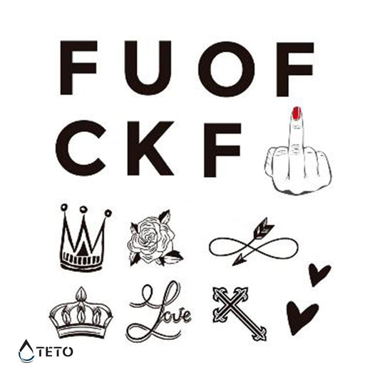 Jebi se – Set - TETO Začasne Tetovaže