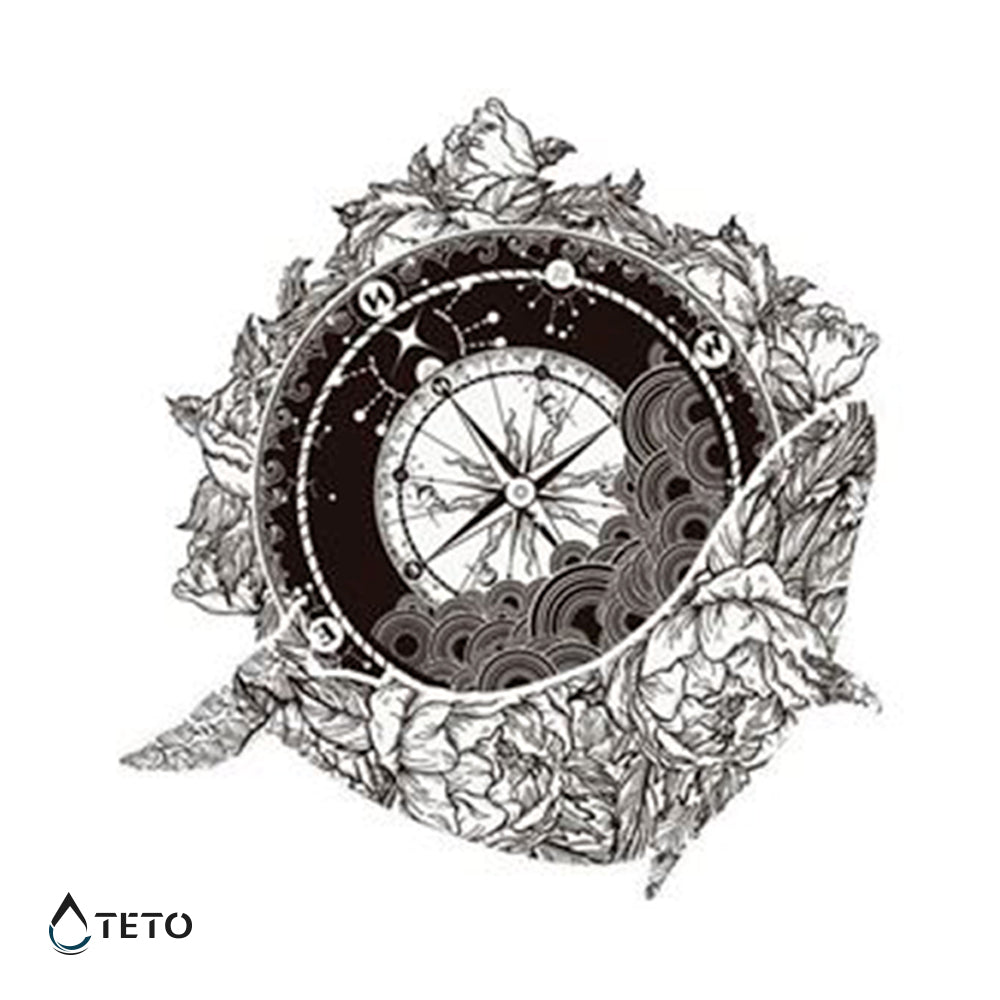 Pomorski kompas - TETO Začasne Tetovaže