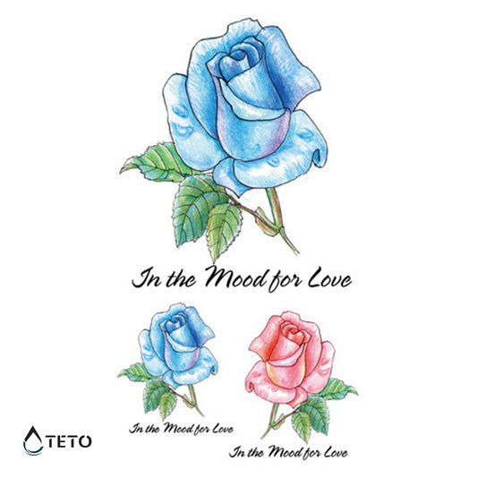 Vrtnice - Set - TETO Začasne Tetovaže