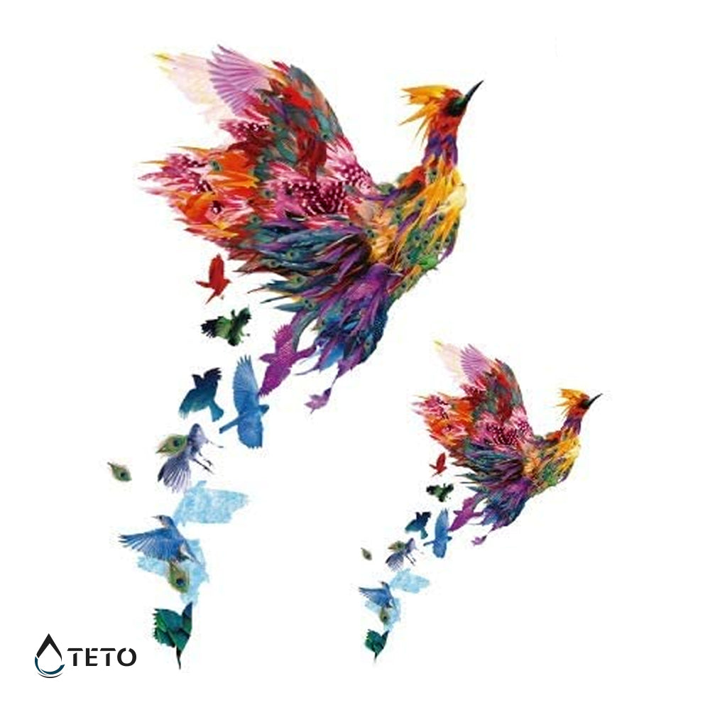 Ptica - Set - TETO Začasne Tetovaže