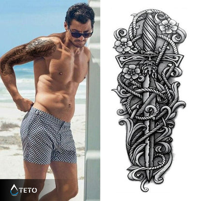 Mornariško bodalo - TETO Začasne Tetovaže