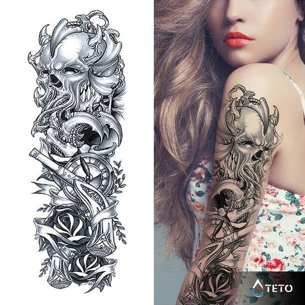 Duh bojevnika - TETO Začasne Tetovaže