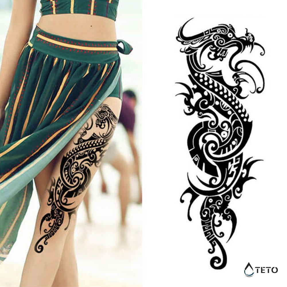 Tribal zmaj - TETO Začasne Tetovaže