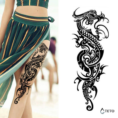 Tribal zmaj - TETO Začasne Tetovaže