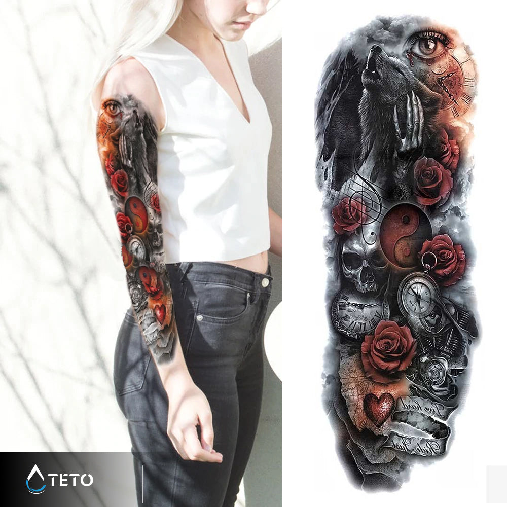 Dobro in zlo - TETO Začasne Tetovaže