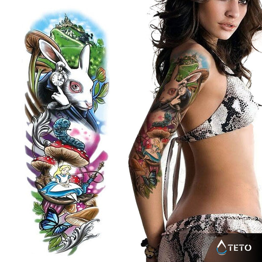 Alica v čudežni deželi - TETO Začasne Tetovaže