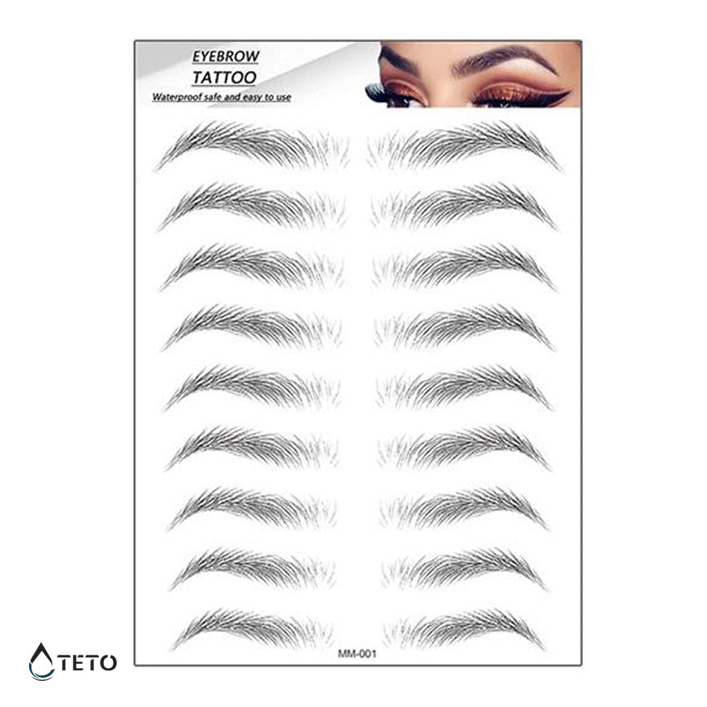 Obrvi – Tip E - TETO Začasne Tetovaže