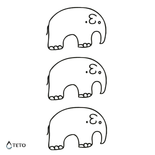 Slončki - Set - TETO Začasne Tetovaže