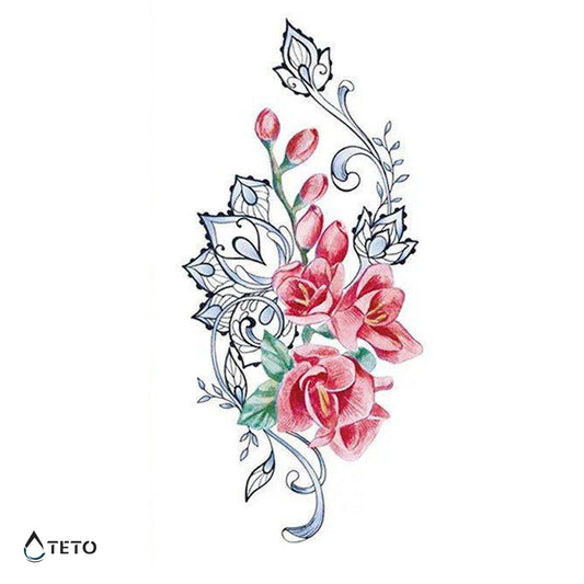 Rože - TETO Začasne Tetovaže