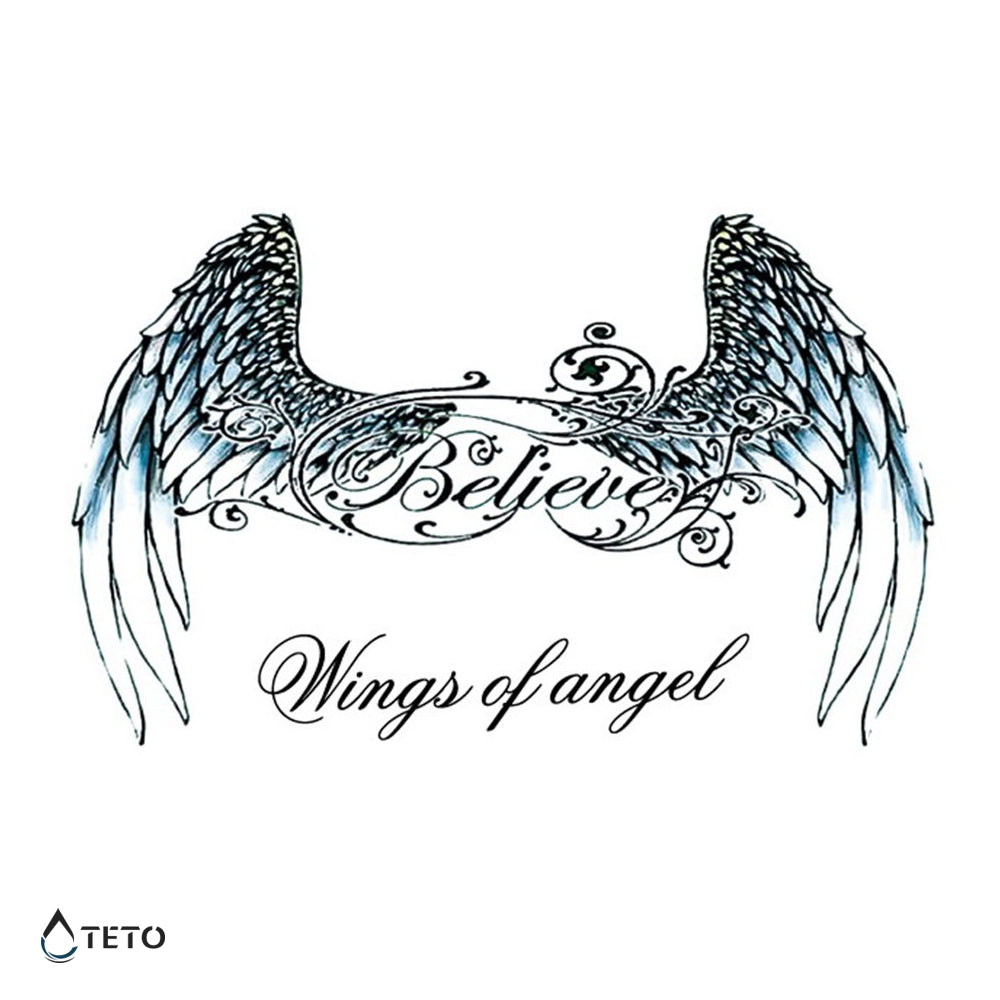 Angelska krila - TETO Začasne Tetovaže