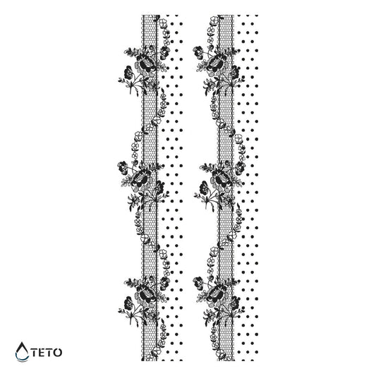 Čipkasti pas za podvezice - Set – Tip B - TETO Začasne Tetovaže