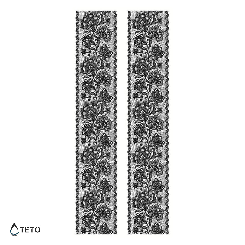 Čipkasti pas za podvezice - Set – Tip F - TETO Začasne Tetovaže