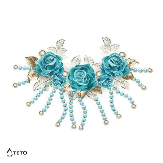 Vrtnice z biseri – Tip B - TETO Začasne Tetovaže