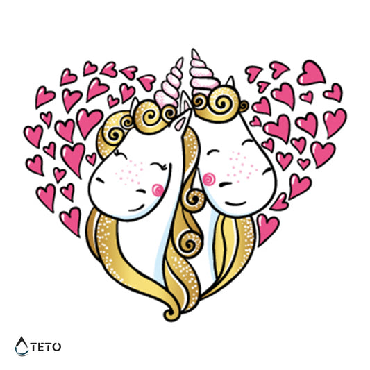 Zaljubljeni samorogi - TETO Začasne Tetovaže