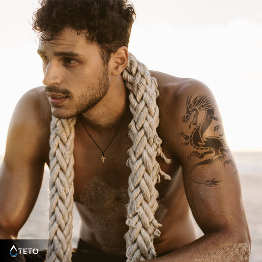 Zmaj – Poltrajne - TETO Začasne Tetovaže