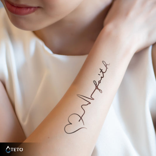 Ljubezen, vera in življenje – Poltrajne - TETO Začasne Tetovaže