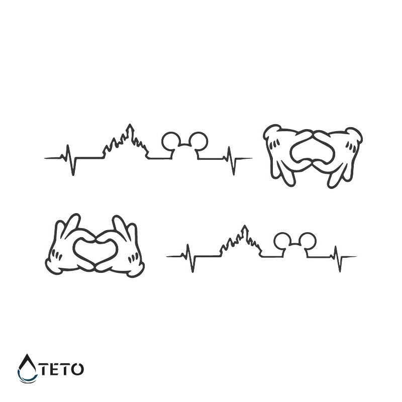 Disney lover – Poltrajne - TETO Začasne Tetovaže