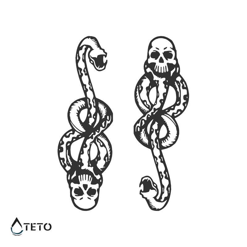 Jedec smrti - Set – Poltrajne - TETO Začasne Tetovaže