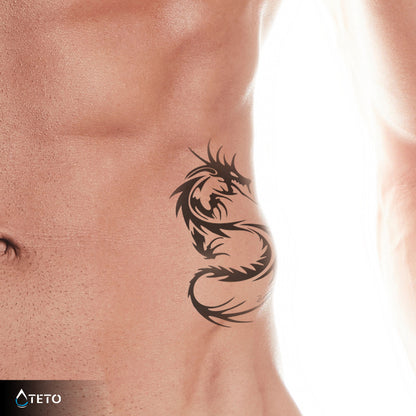 Minimalist dragon – Poltrajne - TETO Začasne Tetovaže