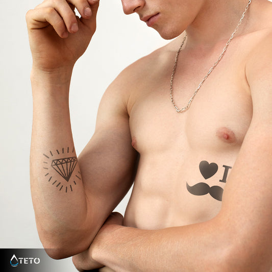 Obožujem brke – Poltrajne - TETO Začasne Tetovaže