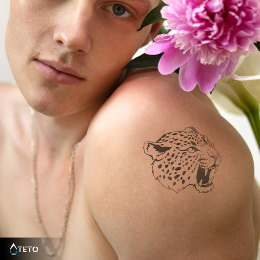 Leopard - Set – Poltrajne - TETO Začasne Tetovaže
