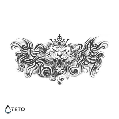 Kralj džungle – Poltrajne - TETO Začasne Tetovaže