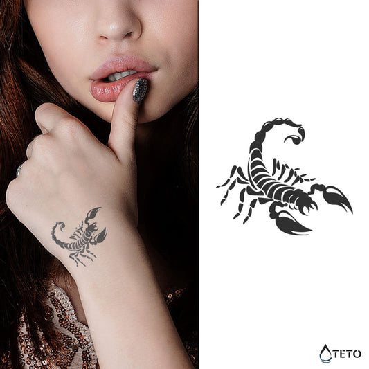 Škorpijon – Poltrajne - TETO Začasne Tetovaže