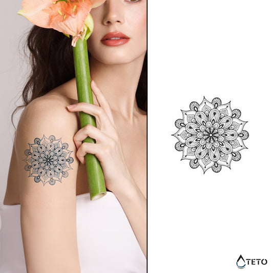 Mandala – Tip K – Poltrajne - TETO Začasne Tetovaže