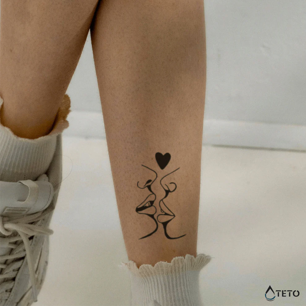 Strastni poljubi – Poltrajne - TETO Začasne Tetovaže
