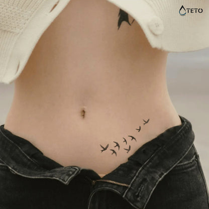 Čas beži – Poltrajne - TETO Začasne Tetovaže