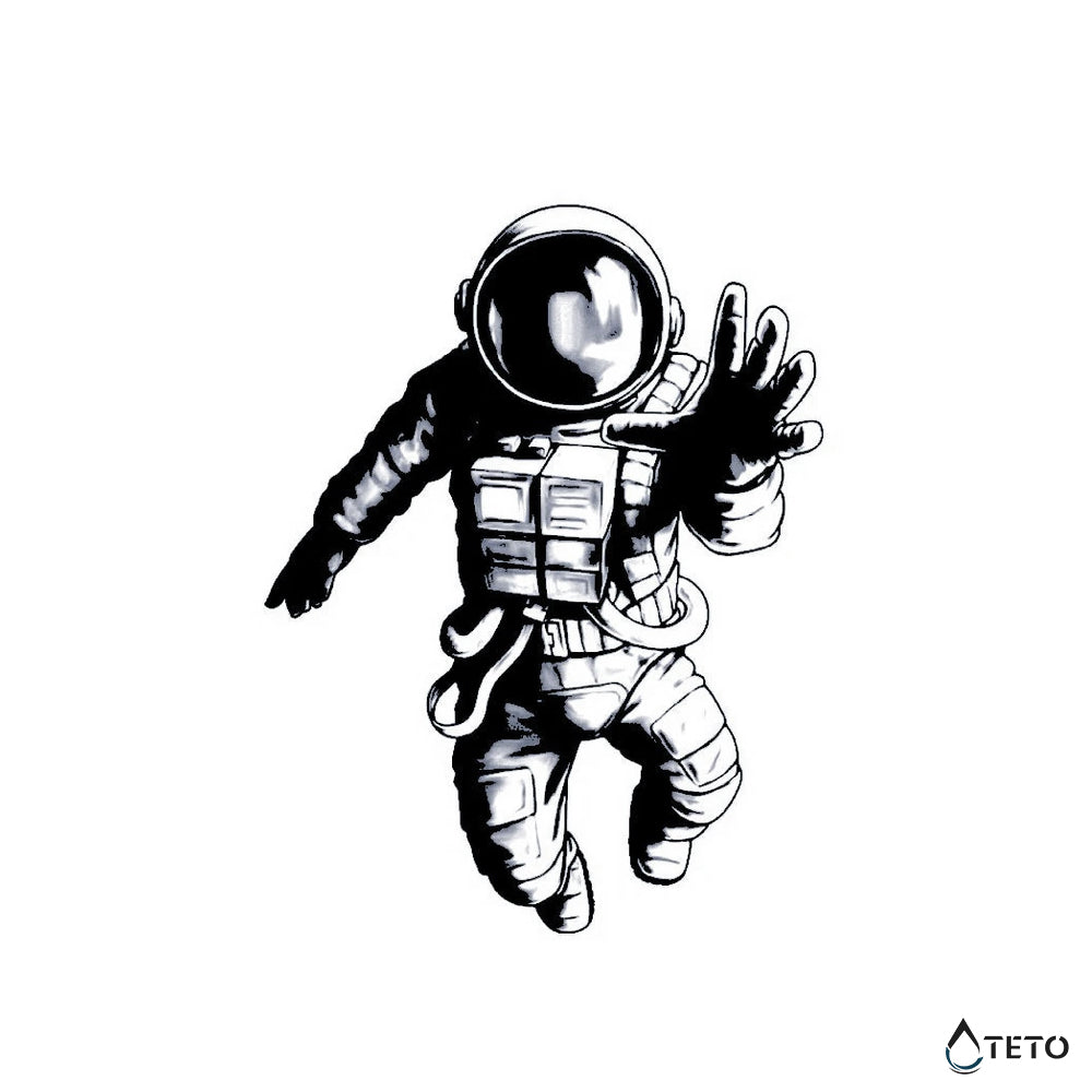 Astronavt – Poltrajne - TETO Začasne Tetovaže